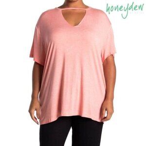 Crewneck with Deep‎ V-cutout Intimates First Class Oversize Jersey T-Shir…